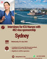Interviews for ICU Nurses, Sydney Australia - 29th July 2026. Register now!