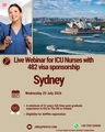 Live Webinar for ICU Nurses, Sydney Australia - 29th July 2026. Register now!