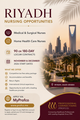 Registered Nurse - Riyadh Locum Contract (90 or 180 Days)